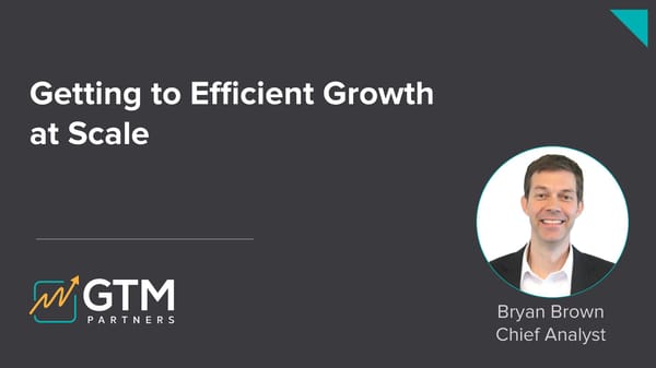 Getting to Efficient Growth at Scale - Page 1