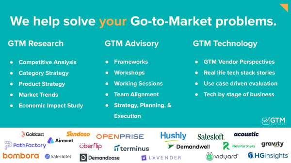 Unpacking the 15 Go-to-Market Problems - Page 47