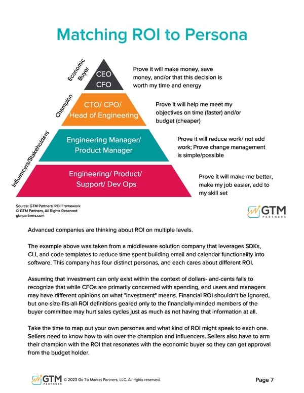 ROI Framework by GTM Partners - Page 7