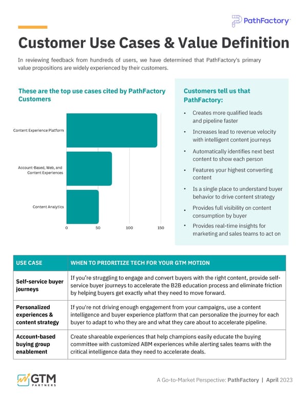 PathFactory | ROI Study by GTM Partners - Page 3