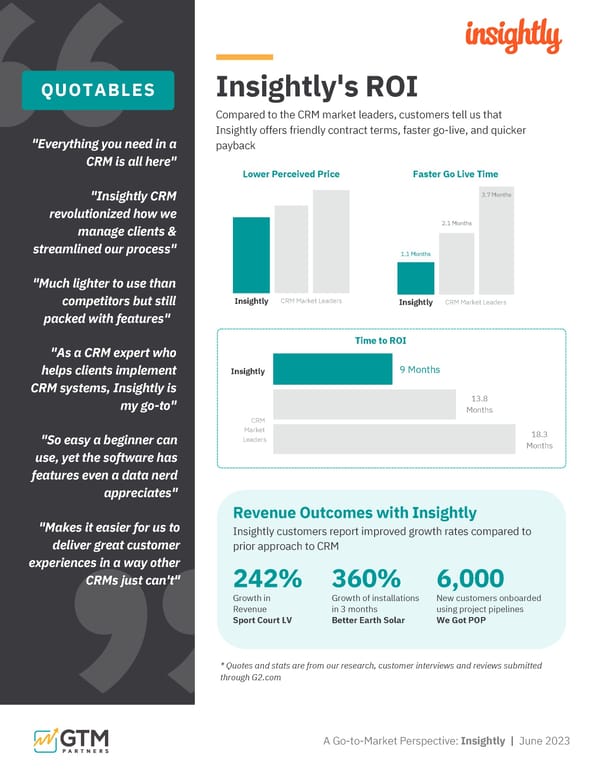 Insightly | ROI Study by GTM Partners - Page 3