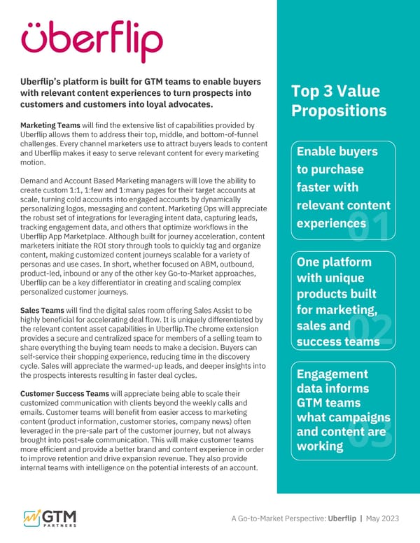 Uberflip | ROI Study by GTM Partners - Page 2