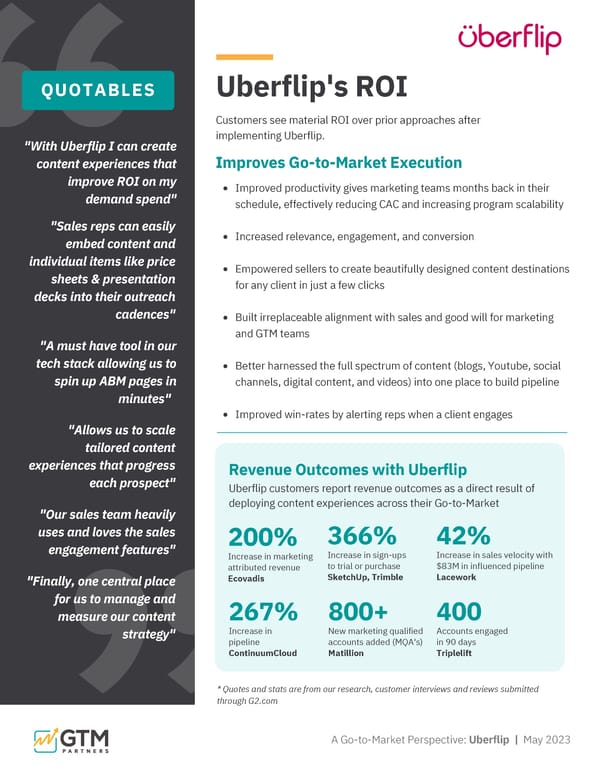 Uberflip | ROI Study by GTM Partners - Page 4