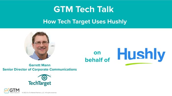 How Tech Target Uses Hushly - Page 1