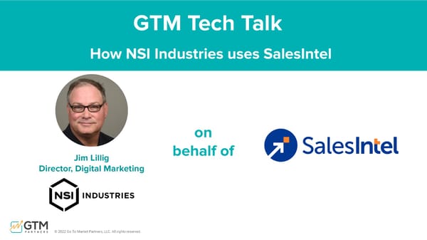 How NSI Industries Uses SalesIntel - Page 1