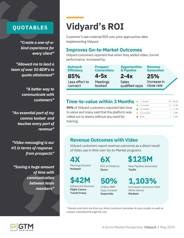 VidYard | ROI Study by GTM Partners - Page 5