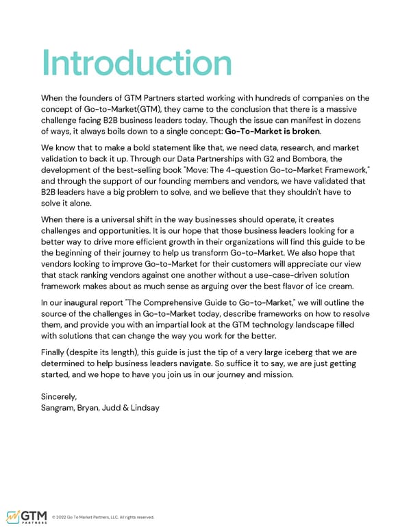 The Comprehensive Guide to GTM | Upload & Go - Page 3