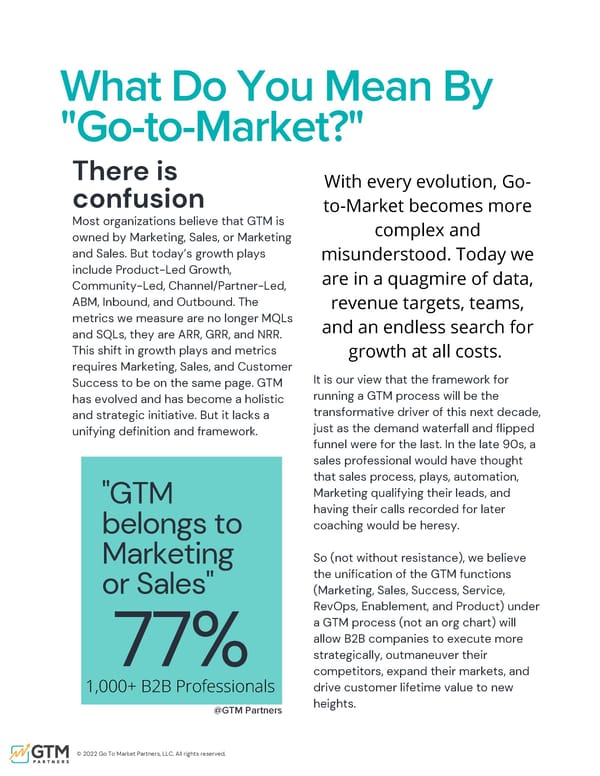 The Comprehensive Guide to GTM | Upload & Go - Page 7