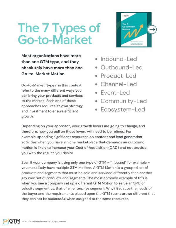 The Comprehensive Guide to GTM | Upload & Go - Page 9