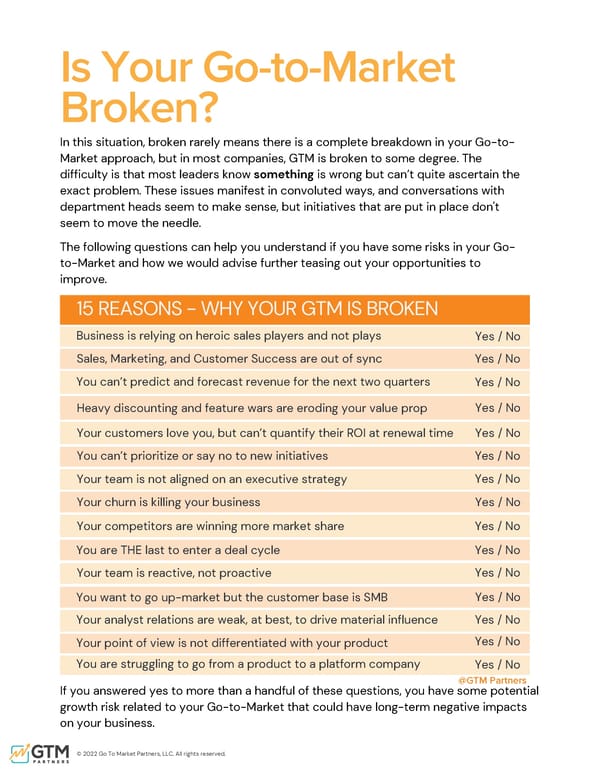 The Comprehensive Guide to GTM | Upload & Go - Page 15