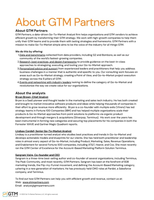 The Comprehensive Guide to GTM | Upload & Go - Page 40